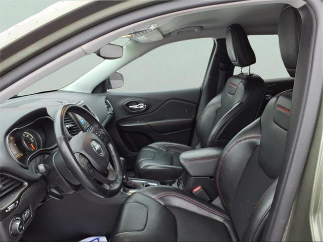 used 2021 Jeep Cherokee car, priced at $18,000