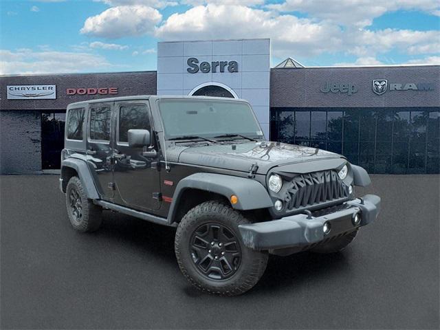 used 2017 Jeep Wrangler Unlimited car, priced at $16,500