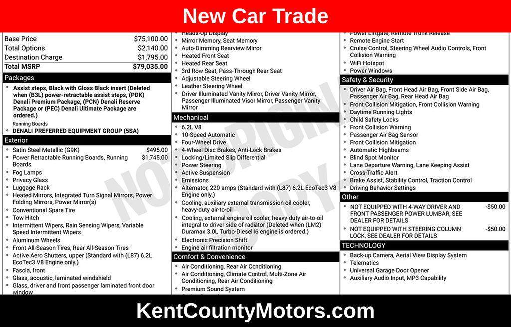 used 2022 GMC Yukon car, priced at $58,000