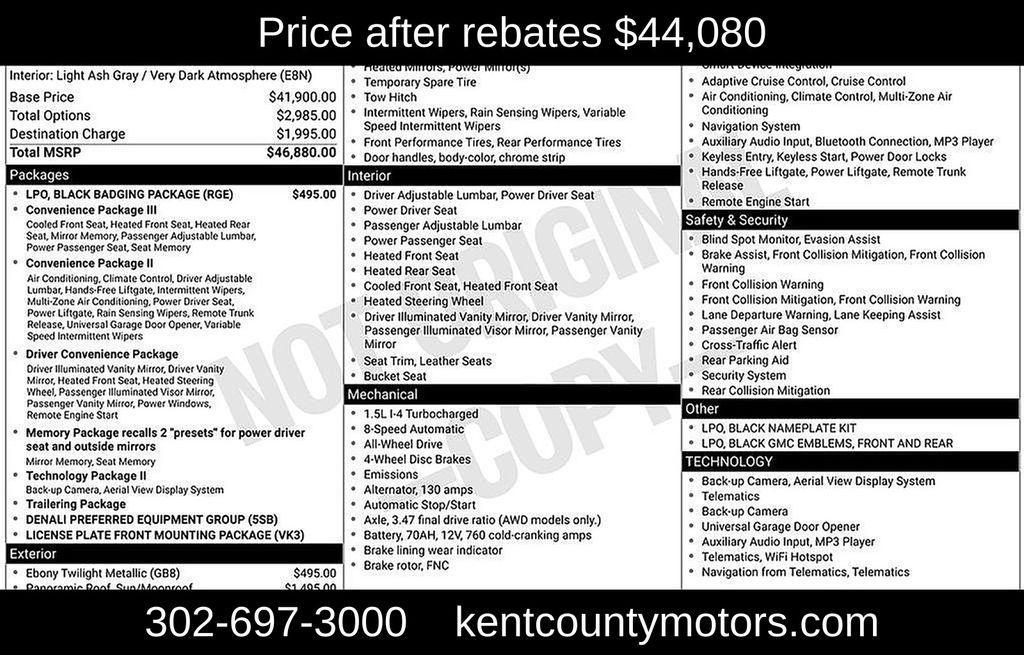 new 2026 GMC Terrain car, priced at $44,080