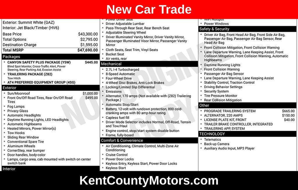 used 2024 GMC Canyon car, priced at $41,000