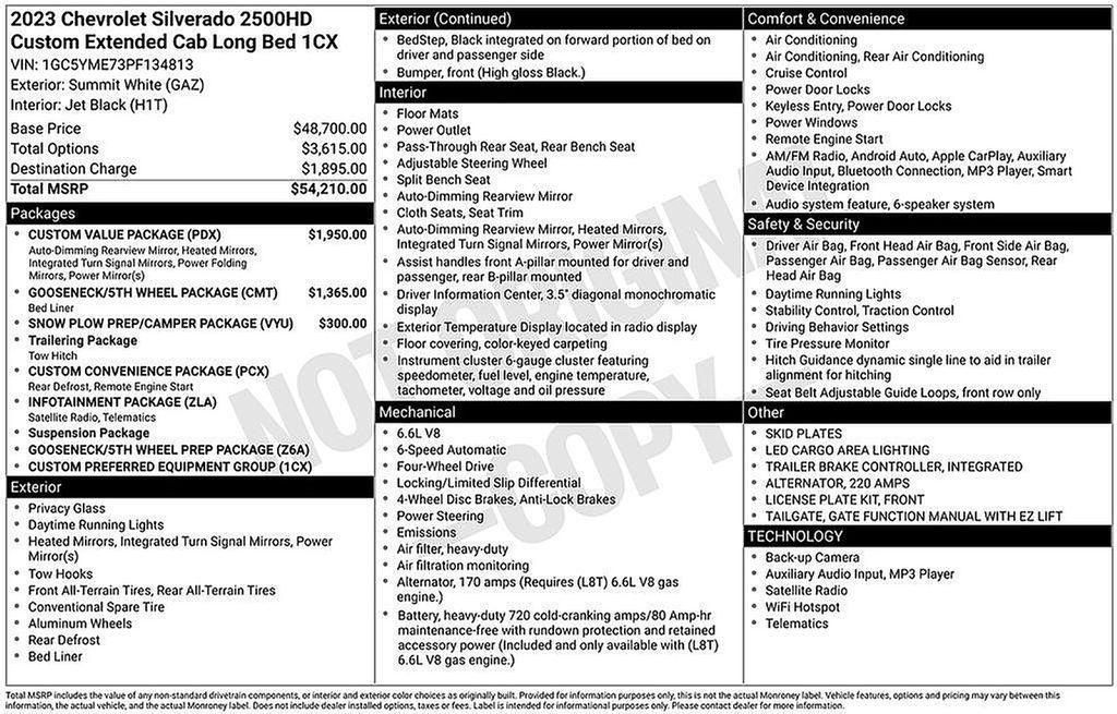 used 2023 Chevrolet Silverado 2500 car, priced at $38,500