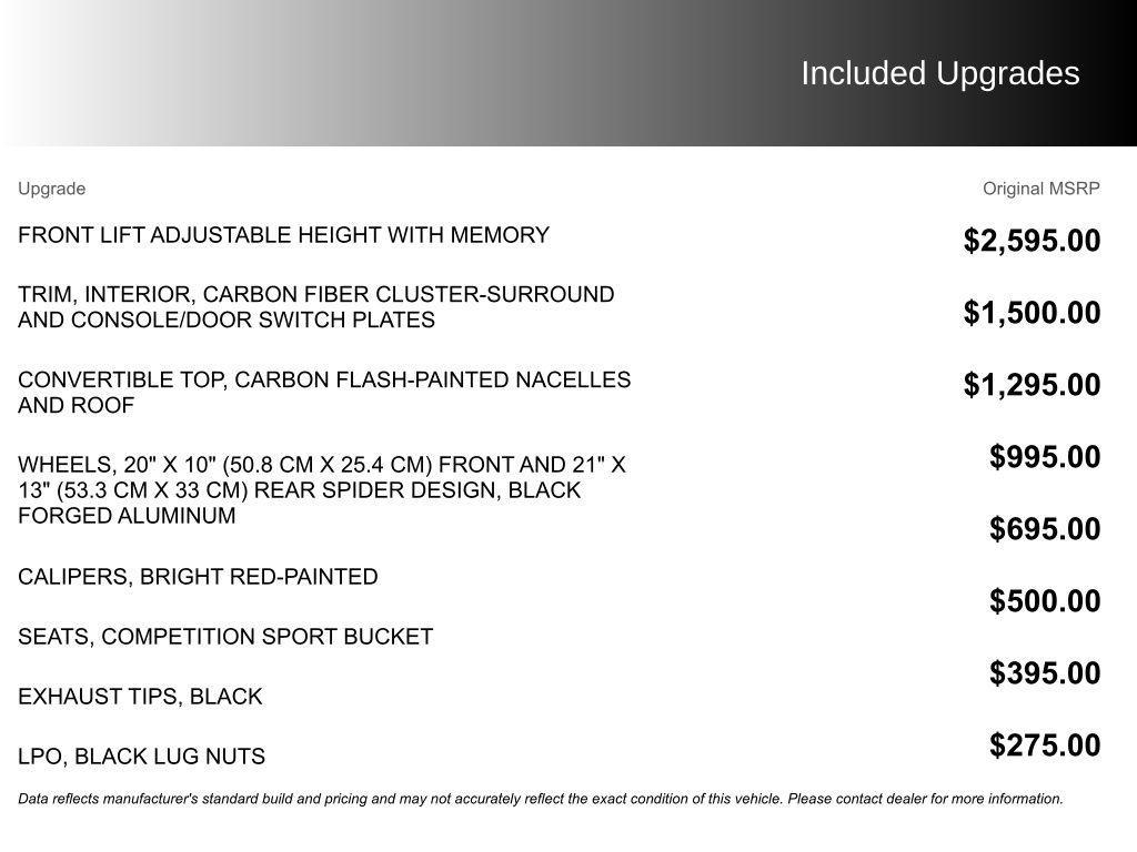 used 2025 Chevrolet Corvette car, priced at $131,500