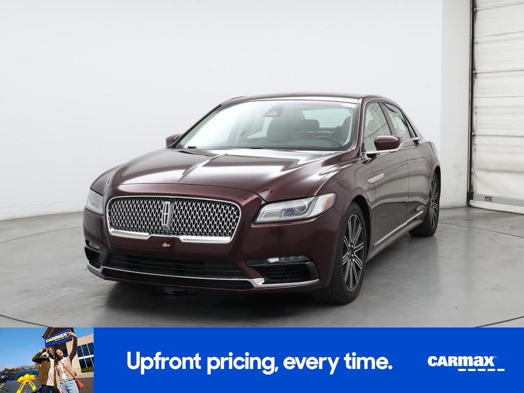 used 2017 Lincoln Continental car, priced at $22,998