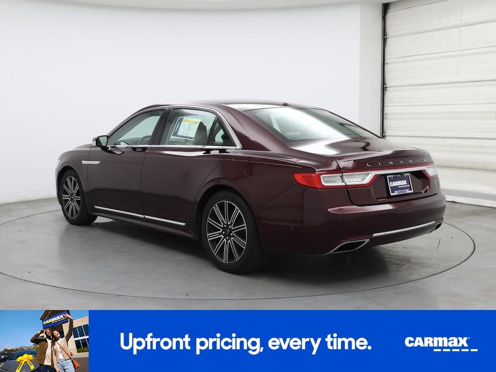 used 2017 Lincoln Continental car, priced at $22,998