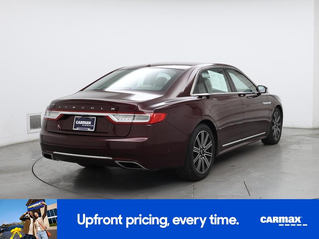used 2017 Lincoln Continental car, priced at $22,998