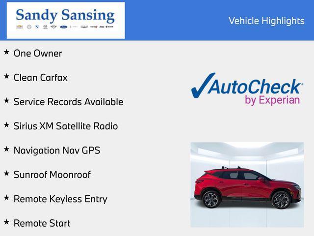 used 2022 Chevrolet Blazer car, priced at $24,546