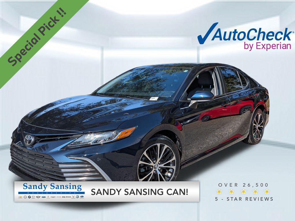 used 2021 Toyota Camry car, priced at $21,820