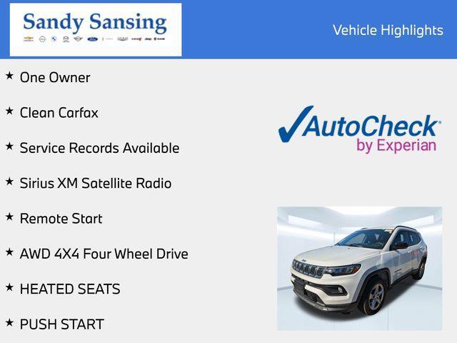 used 2023 Jeep Compass car, priced at $18,331