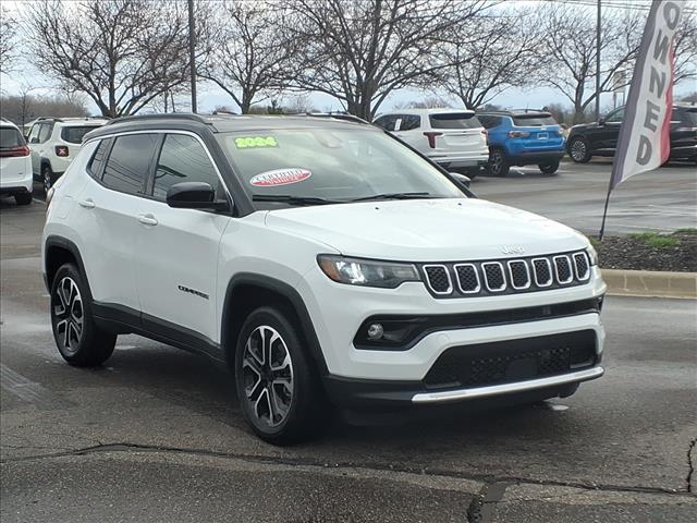 used 2024 Jeep Compass car, priced at $25,400