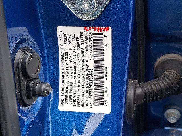 used 2020 Honda Insight car, priced at $19,099