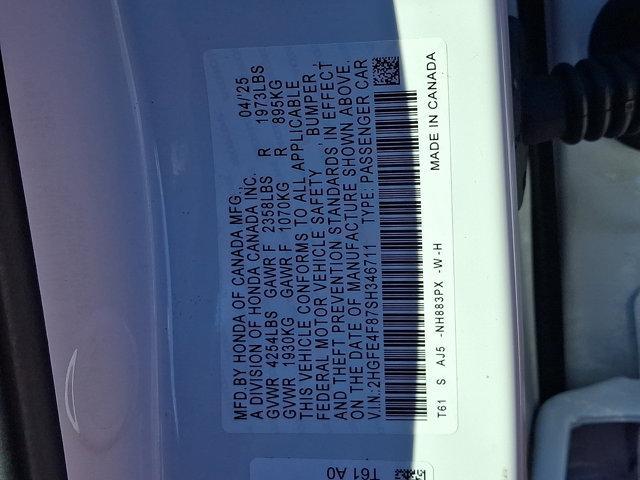 used 2025 Honda Civic Hybrid car, priced at $28,997