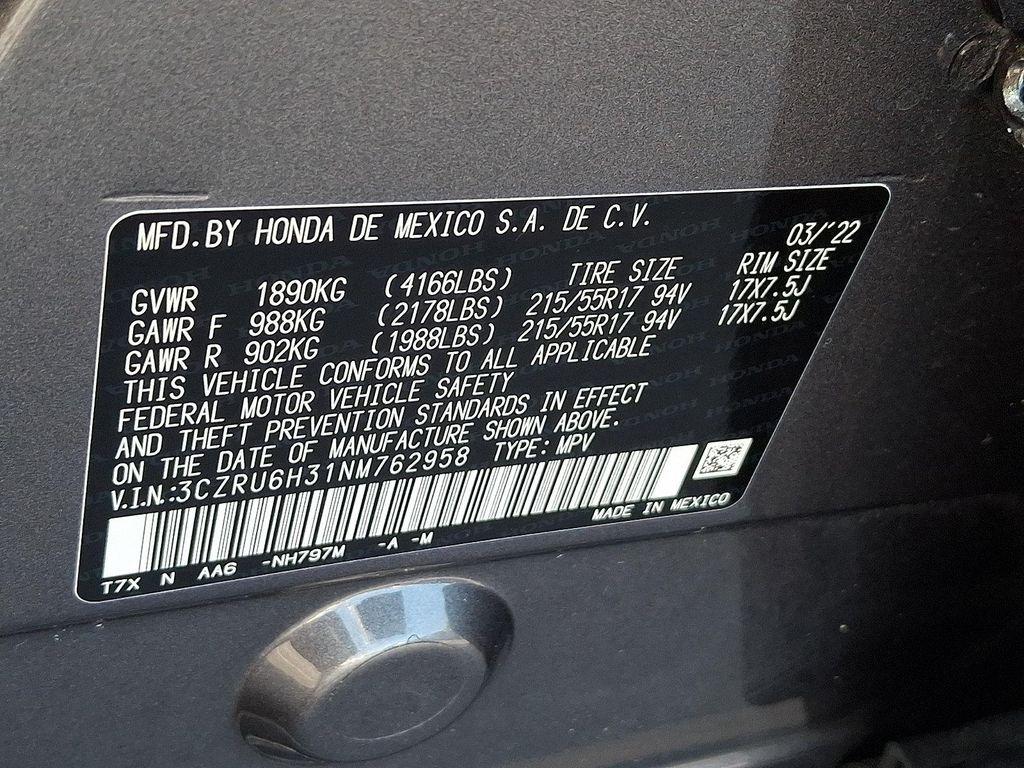 used 2022 Honda HR-V car, priced at $22,515