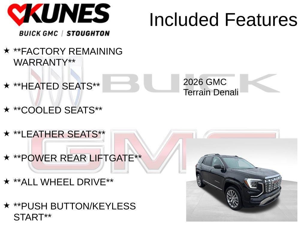 new 2026 GMC Terrain car, priced at $44,772