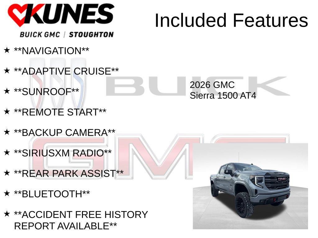 new 2026 GMC Sierra 1500 car, priced at $87,700