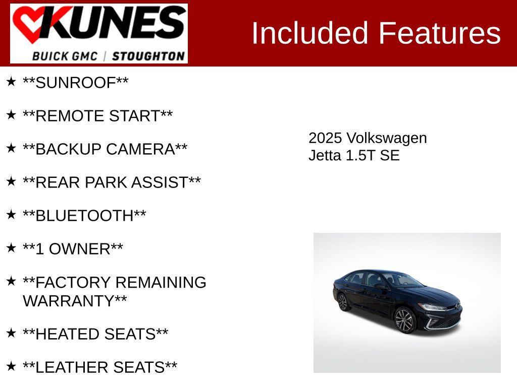 used 2025 Volkswagen Jetta car, priced at $21,477