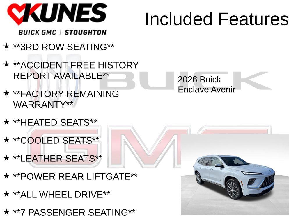 new 2026 Buick Enclave car, priced at $62,016