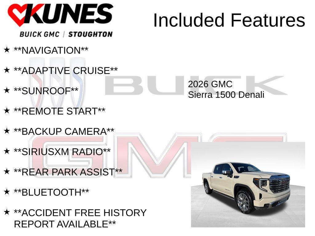 new 2026 GMC Sierra 1500 car, priced at $71,552