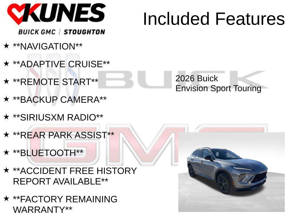 new 2026 Buick Envision car, priced at $47,550