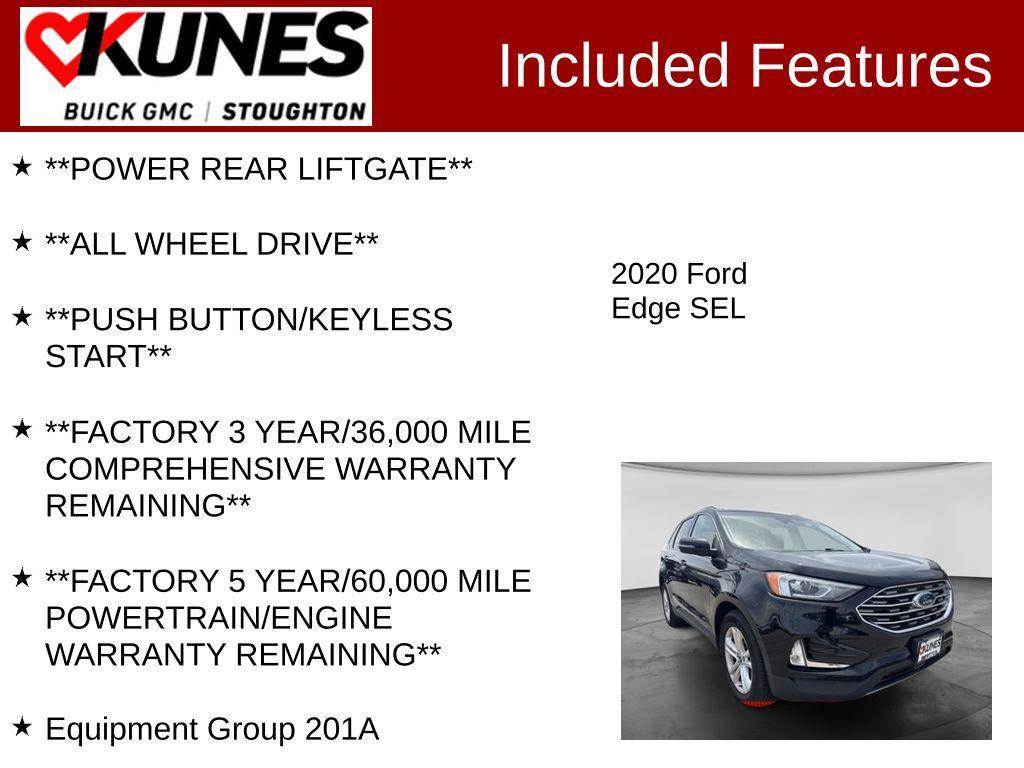 used 2020 Ford Edge car, priced at $18,202