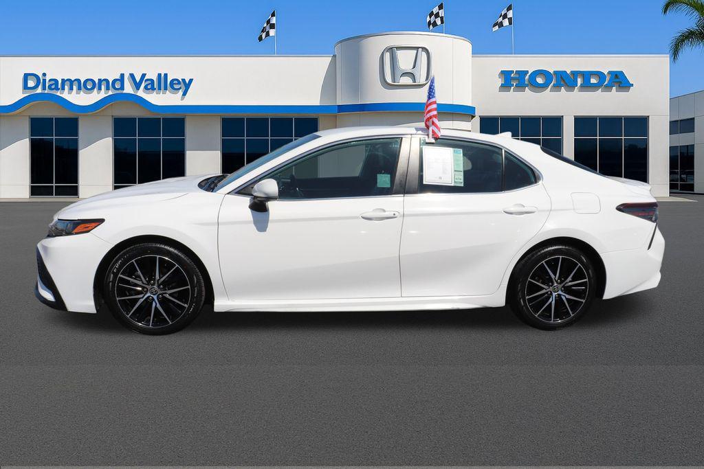 used 2021 Toyota Camry car, priced at $17,000