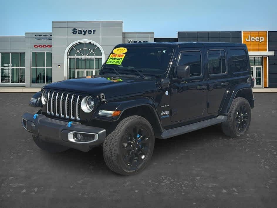 used 2021 Jeep Wrangler Unlimited 4xe car, priced at $27,323