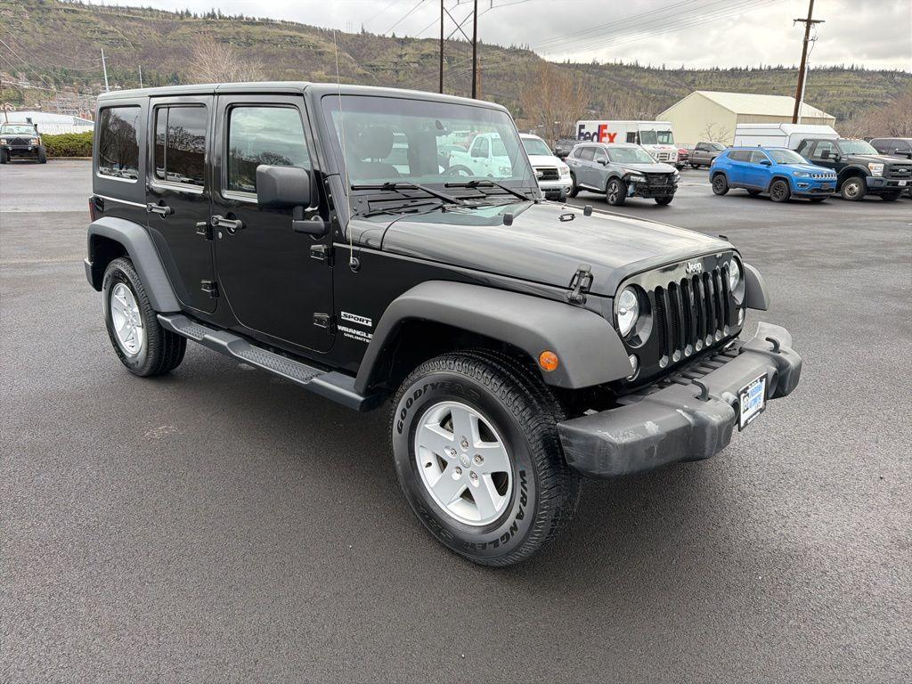 used 2017 Jeep Wrangler Unlimited car, priced at $17,578