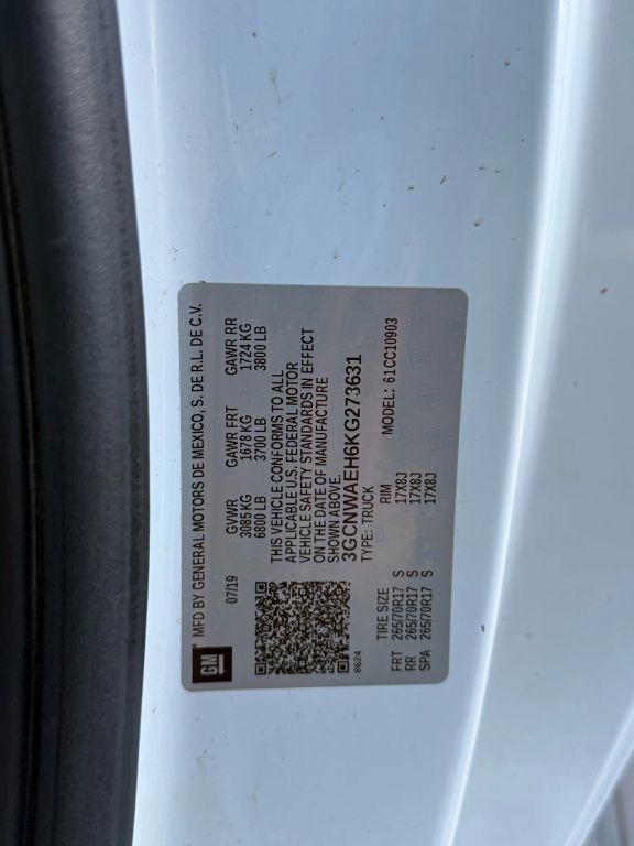 used 2019 Chevrolet Silverado 1500 car, priced at $11,999