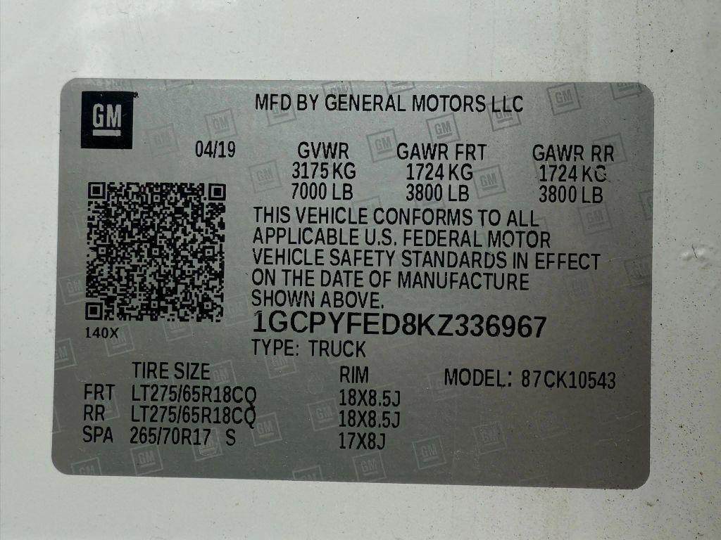 used 2019 Chevrolet Silverado 1500 car, priced at $29,999