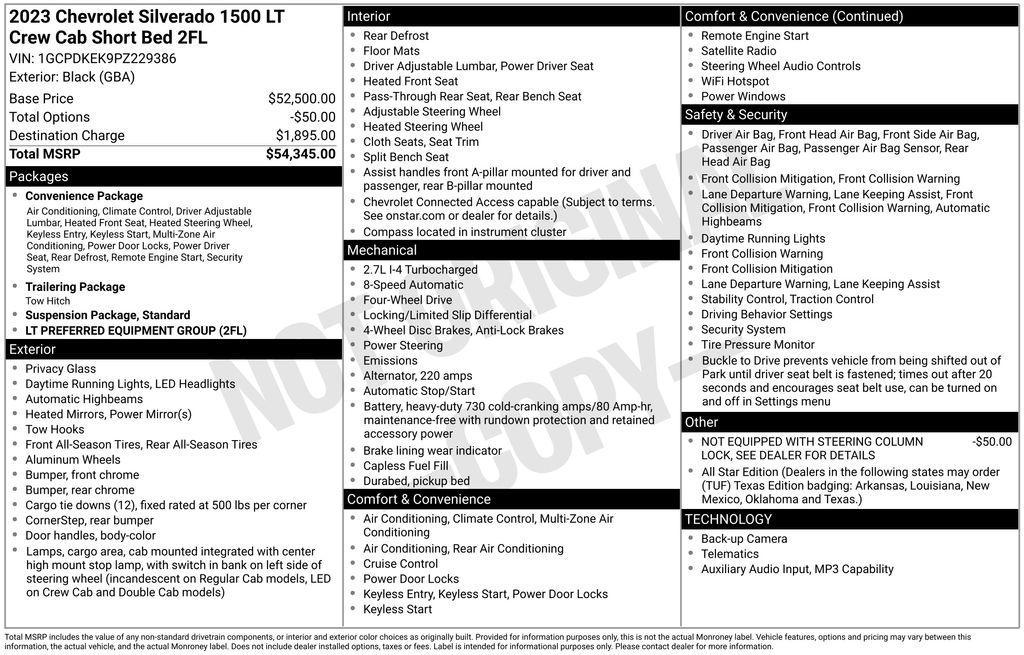 used 2023 Chevrolet Silverado 1500 car, priced at $31,628