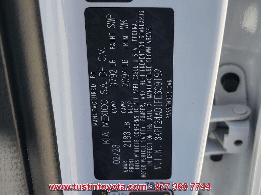 used 2023 Kia Forte car, priced at $18,500