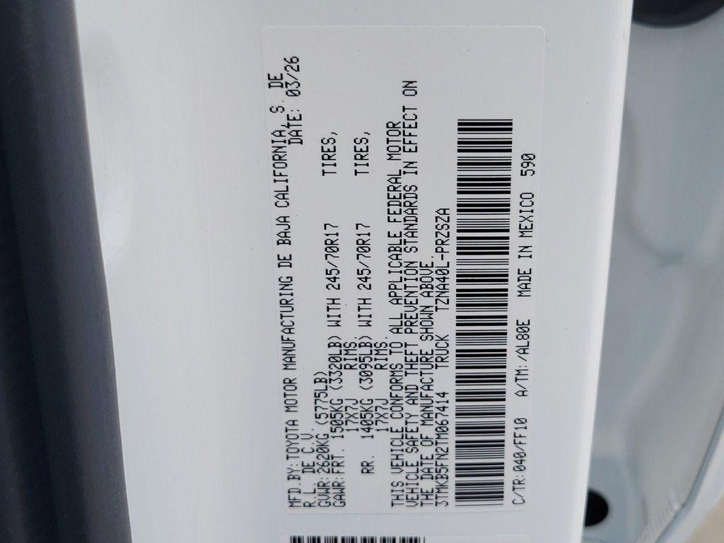 new 2026 Toyota Tacoma car, priced at $41,493