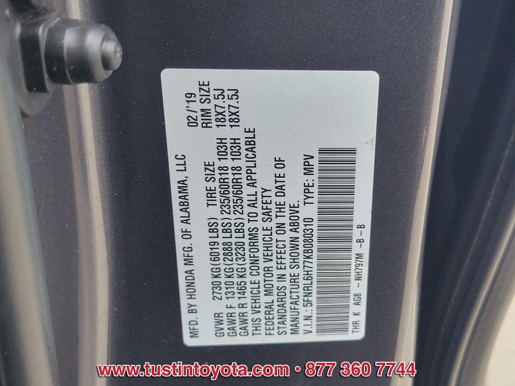 used 2019 Honda Odyssey car, priced at $23,998