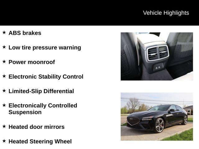used 2024 Genesis G70 car, priced at $37,348