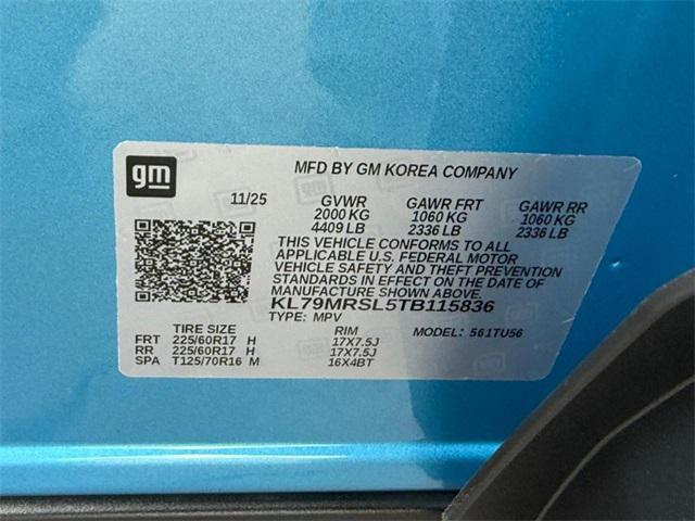 new 2026 Chevrolet TrailBlazer car, priced at $27,085