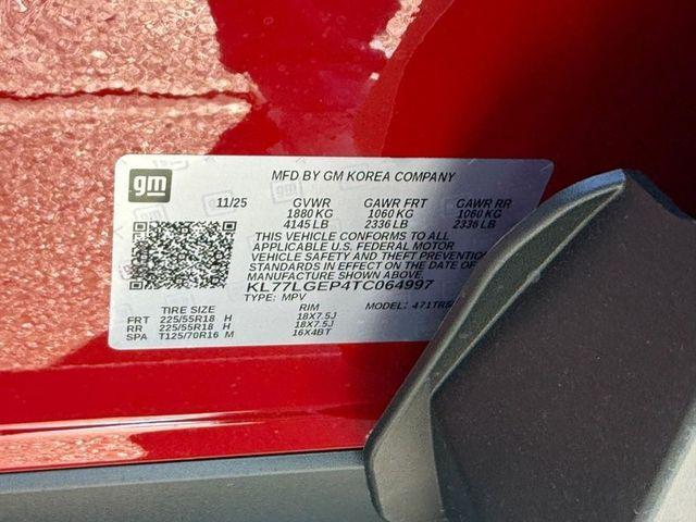 new 2026 Chevrolet Trax car, priced at $24,090