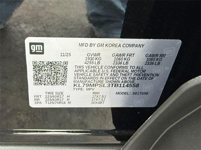 new 2026 Chevrolet TrailBlazer car, priced at $28,075