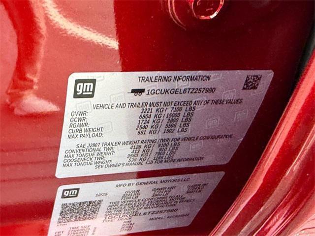 new 2026 Chevrolet Silverado 1500 car, priced at $62,600