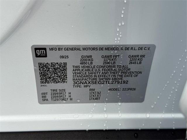 new 2026 Chevrolet Equinox car, priced at $37,355