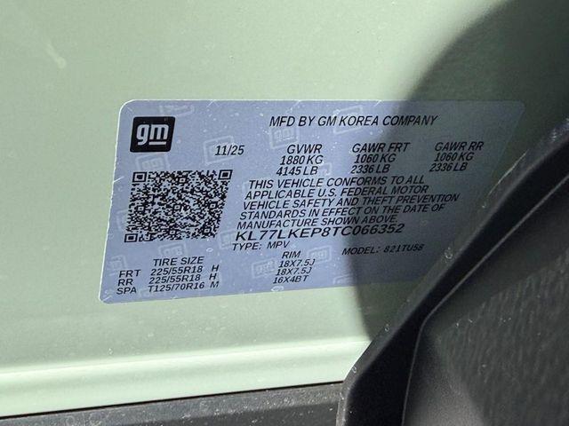 new 2026 Chevrolet Trax car, priced at $24,490