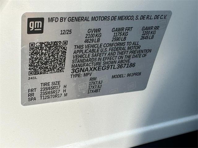 new 2026 Chevrolet Equinox car, priced at $35,280