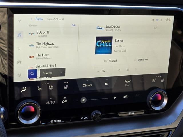 new 2025 Lexus TX 500h car, priced at $74,975