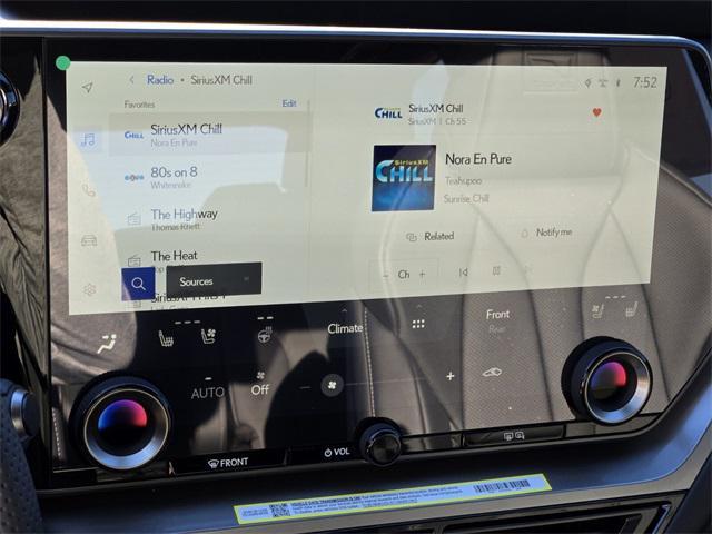 new 2026 Lexus TX 500h car, priced at $75,359