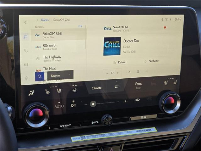 new 2025 Lexus TX 350 car, priced at $64,020