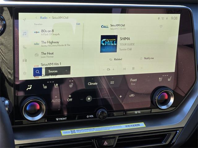 new 2026 Lexus TX 350 car, priced at $66,342