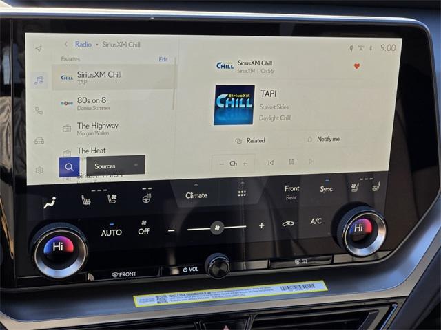 new 2026 Lexus TX 500h car, priced at $76,249