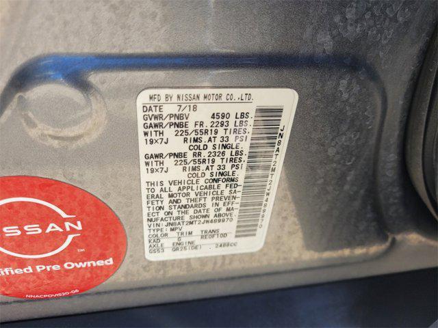 used 2018 Nissan Rogue car, priced at $12,387