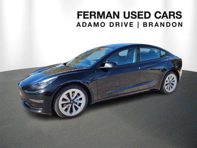 used 2023 Tesla Model 3 car, priced at $22,487