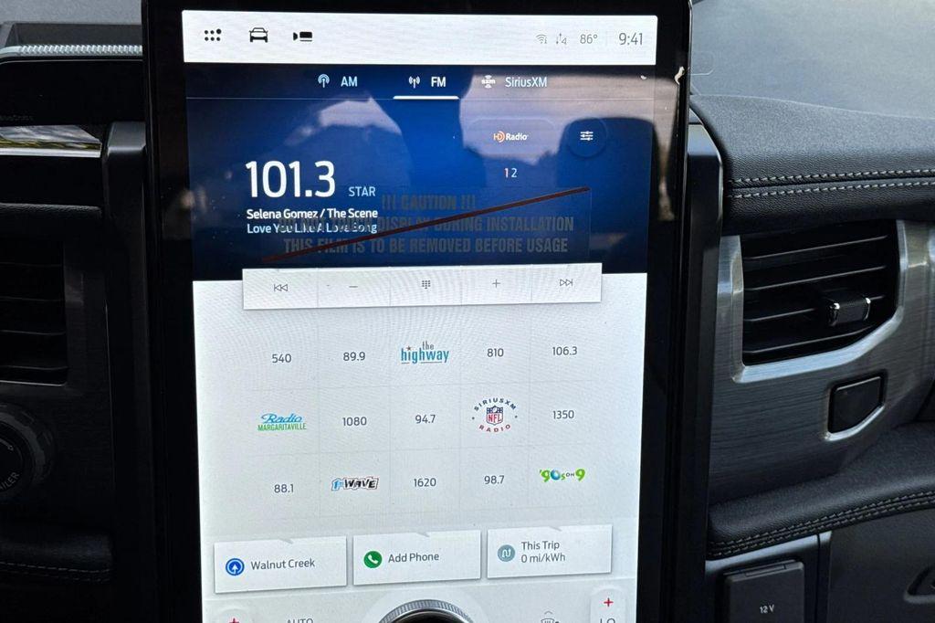 new 2025 Ford F-150 Lightning car, priced at $73,395