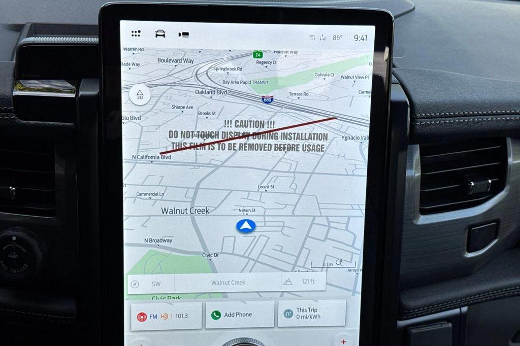 new 2025 Ford F-150 Lightning car, priced at $73,395